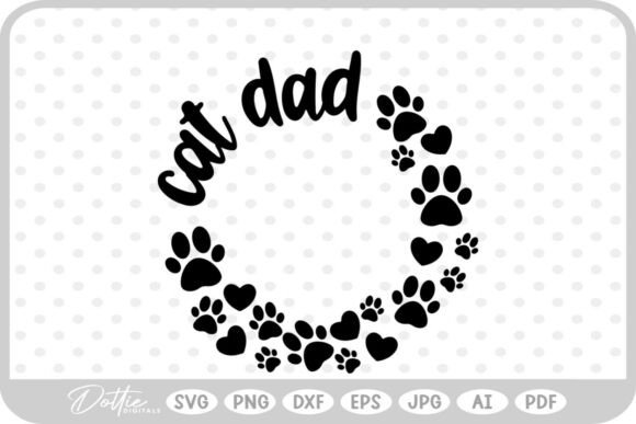 Cat Kitten Dada Dad Embroidery Design Review