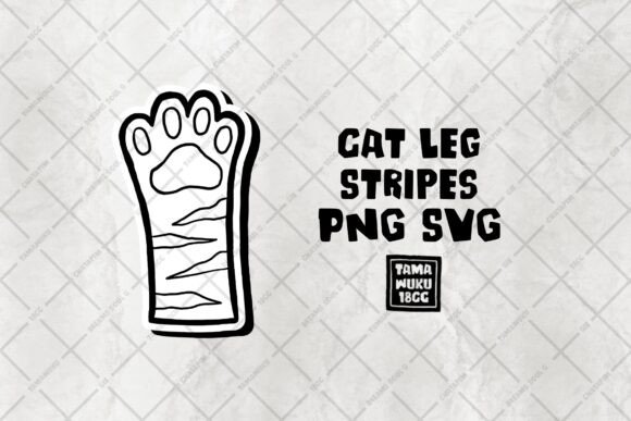 Cat Leg Stripes PNG SVG Review for Real Embroidery