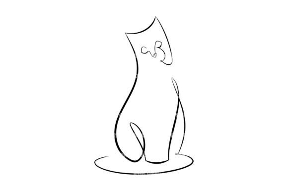 Cat Line Art Svg Review for Embroidery Projects