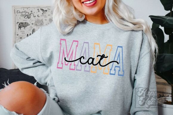 Cat Mama Varsity Script SVG PNG Fur Mama Review