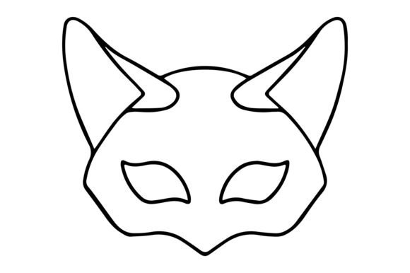 Cat Mask, Masquerade Mask Svg, Clipart Review