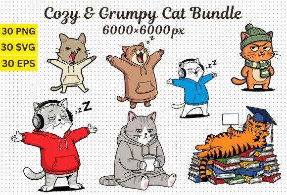Cozy Grumpy Cat Bundle PNG SVG EPS: A Designer's Real-World Embroidery Review