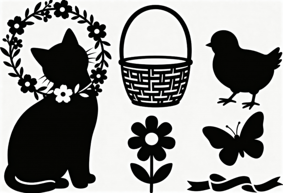 Cute Cat Chick Butterfly Easter SVG Review