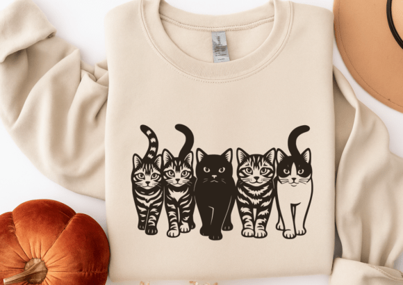 Five Cats SVG, Five Cats Walking SVG PNG: A Designer's Review