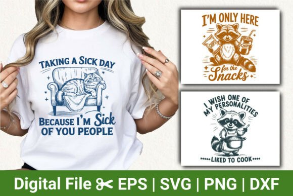 Funny Cat and Raccoon Animal Svg Review