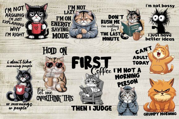 Funny Cat Sarcastic Sassy SVG Bundle Review
