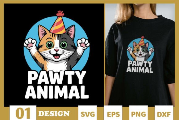 Pawty Cute Cat Animal Pun SVG: A Designer's Real-World Review
