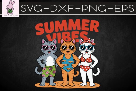 Summer Vibes Cat Funny Chill Vibes SVG Review